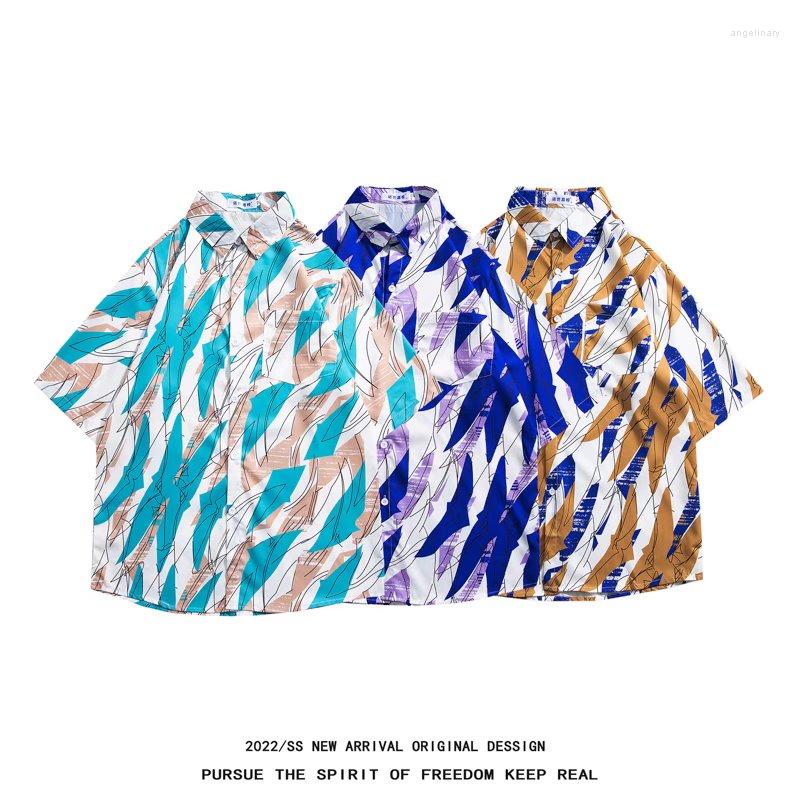 Men' Casual Shirts Summer Thin Ins Short-sleeved Shirt Trendy Ruffian Handsome Hong Kong Style Japanese Tide Brand Loose Five-point Sleeve, Nsjd183 purple
Men' Casual Shirts Summer Thin Ins Short-sleeved Shirt Trendy Ruffian Handsome Hong Kong Style Japanese Tide Brand Loose Five-point Sleeve, Nsjd183 purple