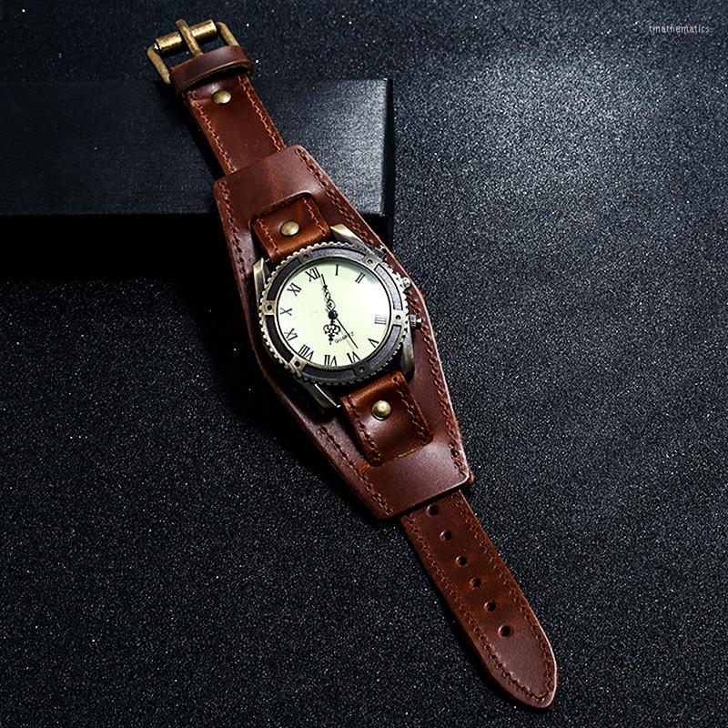 Wristwatches Wide Belt Genuine Leather Watch Men Pointer Watches Vintage Bracelets Oversized Quartz Wristwatch Bangles Band Clock, Black
Wristwatches Wide Belt Genuine Leather Watch Men Pointer Watches Vintage Bracelets Oversized Quartz Wristwatch Bangles Band Clock, Black