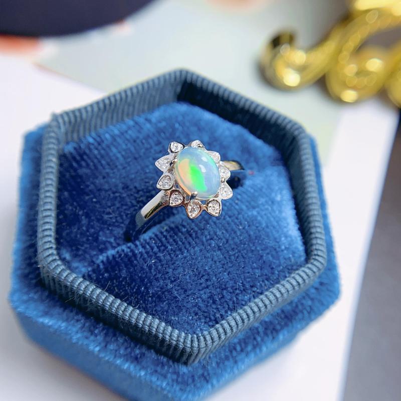 Cluster Rings YULEM Natural Opal Ring High Fire Color Luxury Fashion Women's Jewelry S925 Sterling Silver Plated 18k Gold Engagement
Cluster Rings YULEM Natural Opal Ring High Fire Color Luxury Fashion Women's Jewelry S925 Sterling Silver Plated 18k Gold Engagement
