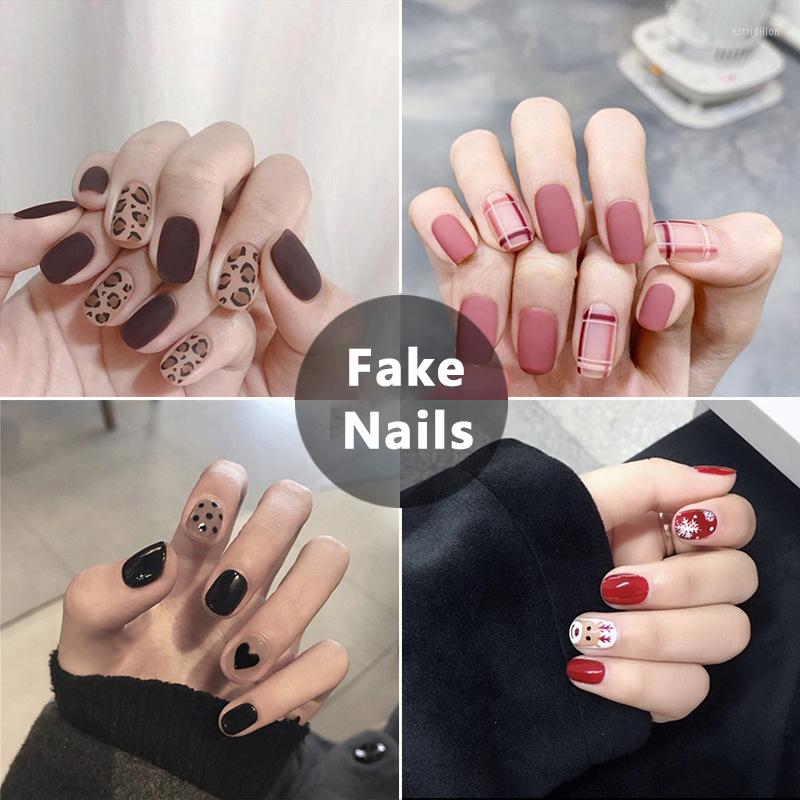 False Nails Matte Leopard Print Heart Fake Reusable Colorful Nail Accessories Christmas Art Manicure Press On, Mj-1710
False Nails Matte Leopard Print Heart Fake Reusable Colorful Nail Accessories Christmas Art Manicure Press On, Mj-1710