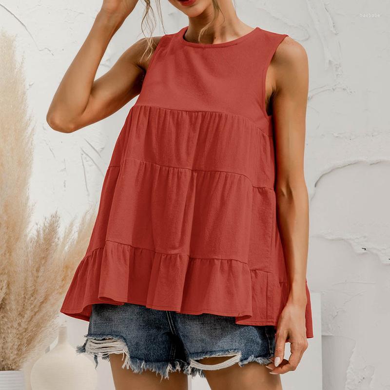 Women' Tanks Women Ruffle Loose Tank Tops Casual Sleeveless T-shirts Corset Summer Streetwear Camisole Croptops Outfits Vintage Camis 2XL, Orange 
Women' Tanks Women Ruffle Loose Tank Tops Casual Sleeveless T-shirts Corset Summer Streetwear Camisole Croptops Outfits Vintage Camis 2XL, Orange