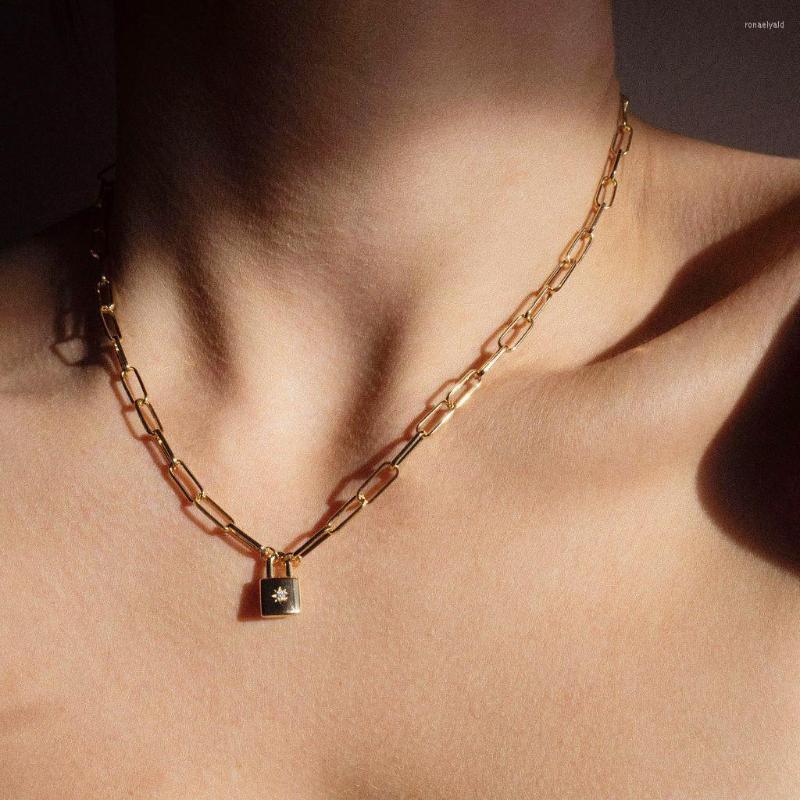 Choker Gold Lock Pendant Necklace For Women With CZ Star Charm Punk Jewelry Gift 2023
Choker Gold Lock Pendant Necklace For Women With CZ Star Charm Punk Jewelry Gift 2023