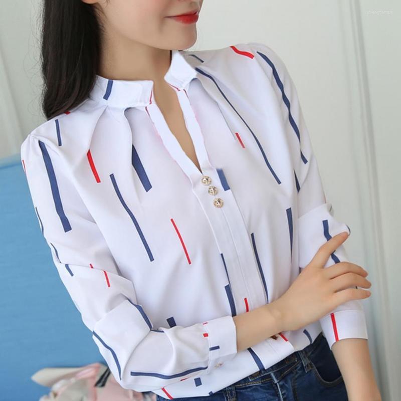 Women's Blouses Women White Tops Women's Fashion Stripe Print Casual Long Sleeve Office Lady Work Shirts Female Slim Blusas, Multicolor
Women's Blouses Women White Tops Women's Fashion Stripe Print Casual Long Sleeve Office Lady Work Shirts Female Slim Blusas, Multicolor