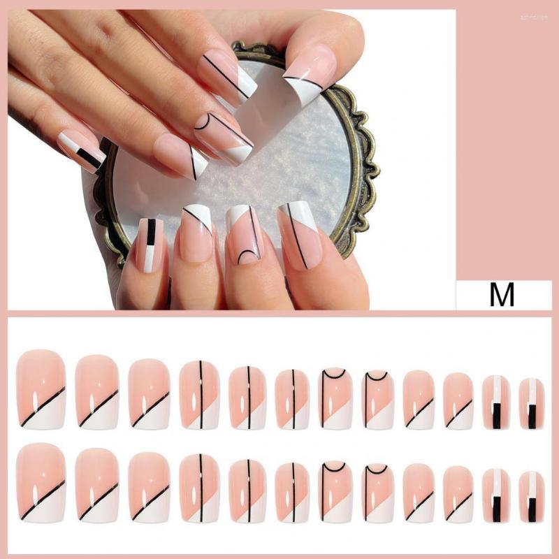 False Nails 1 Set Good-looking Full Cover Stick On Fake Manicure Design Eco-friendly Flexible For Nail Salon
False Nails 1 Set Good-looking Full Cover Stick On Fake Manicure Design Eco-friendly Flexible For Nail Salon