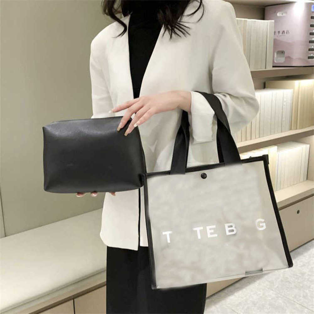2023 Totes handbags Women's Large-capacity Handbag Versatile Transparent Jelly Bag Letter Print Bags 230313, Black6
2023 Totes handbags Women's Large-capacity Handbag Versatile Transparent Jelly Bag Letter Print Bags 230313, Black6