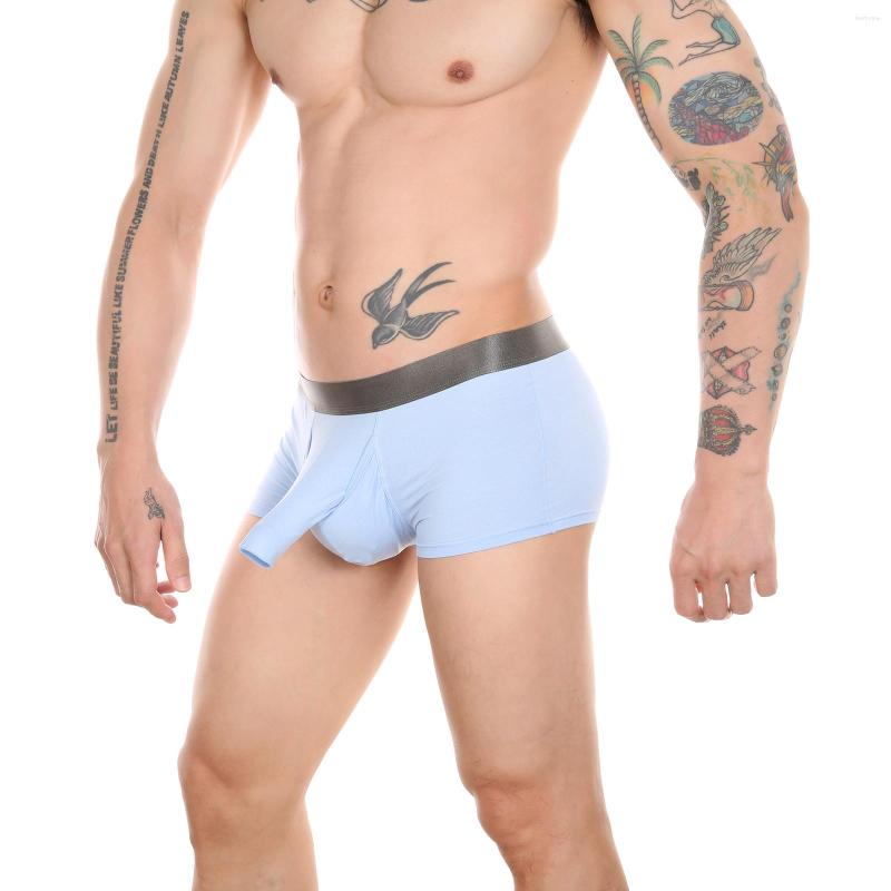 Underpants CLEVER-MENMODE Men Sexy Underwear Penis Sheath Panties Long Elephant Pouch Boxer Erotic Lingerie Trunks, Pink
Underpants CLEVER-MENMODE Men Sexy Underwear Penis Sheath Panties Long Elephant Pouch Boxer Erotic Lingerie Trunks, Pink