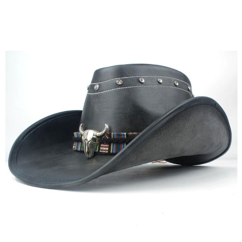 Berets Men Women Western Cowboy Hat Leather Black Wide Brim Outdoor Performance Cowgirl HatBerets
Berets Men Women Western Cowboy Hat Leather Black Wide Brim Outdoor Performance Cowgirl HatBerets