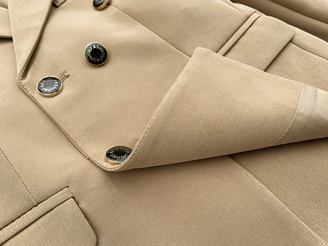 Suits Spring Autumn Children Double Breasted Suit Set Kids Wedding Party Performance Costume Boys Pure Color Blazer Pants 2pcs Outfits 230313