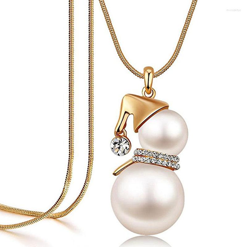 Choker Women Cute Snowman Pendant Long Necklace For Gold Color Pearl Jewelry Gifts Wedding Santa Claus Christmas Trendy
Choker Women Cute Snowman Pendant Long Necklace For Gold Color Pearl Jewelry Gifts Wedding Santa Claus Christmas Trendy