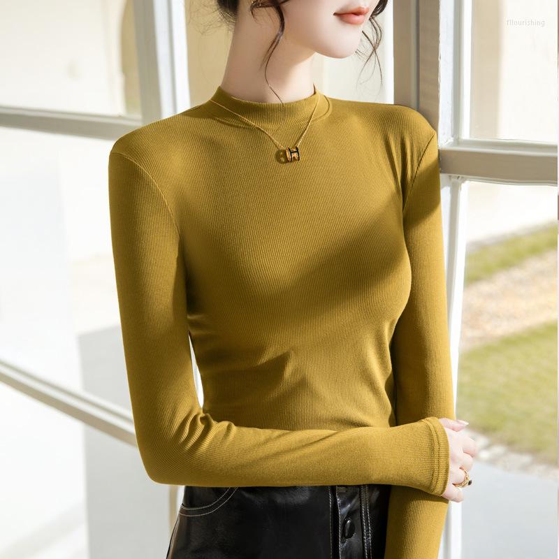 Women's T Shirts Threaded Bottoming Shirt Women's Stand-up Collar Long-sleeved T-shirt Spring Inner Elastic Top Y2k Tops Korean Fashion, Black
Women's T Shirts Threaded Bottoming Shirt Women's Stand-up Collar Long-sleeved T-shirt Spring Inner Elastic Top Y2k Tops Korean Fashion, Black