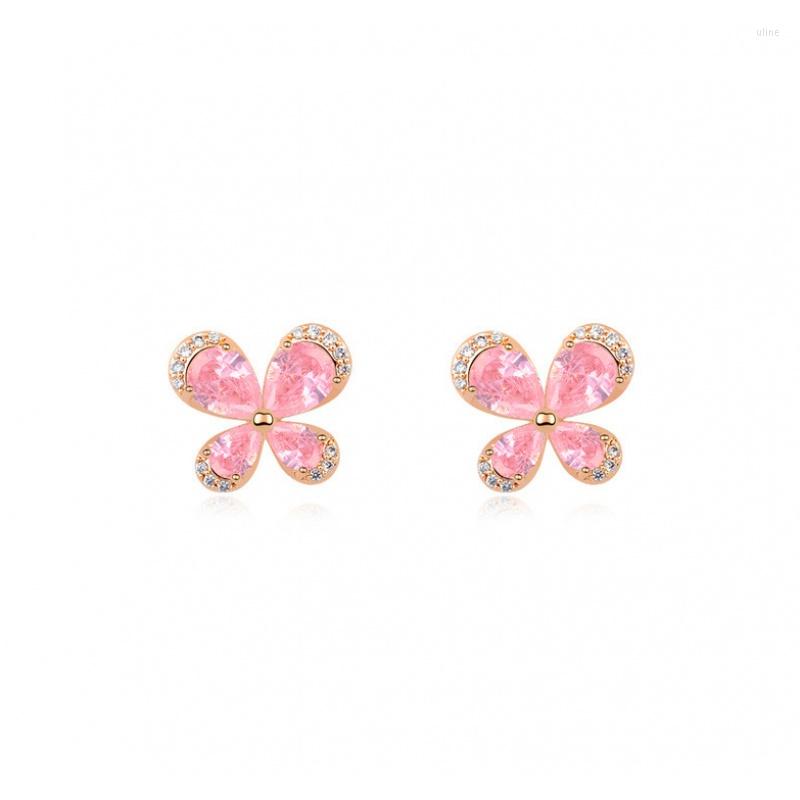 Stud Earrings Pink CZ Crystal Butterfly Design Studs Color Elegant Fashion Women Jewelry Girl Gifts 78
Stud Earrings Pink CZ Crystal Butterfly Design Studs Color Elegant Fashion Women Jewelry Girl Gifts 78