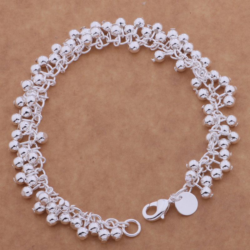 925Silver Plated Charm Bracelet Stylish Hand Chains Fashion Jewelry Men Wemon for Party gift 10pcs/lot
925Silver Plated Charm Bracelet Stylish Hand Chains Fashion Jewelry Men Wemon for Party gift 10pcs/lot