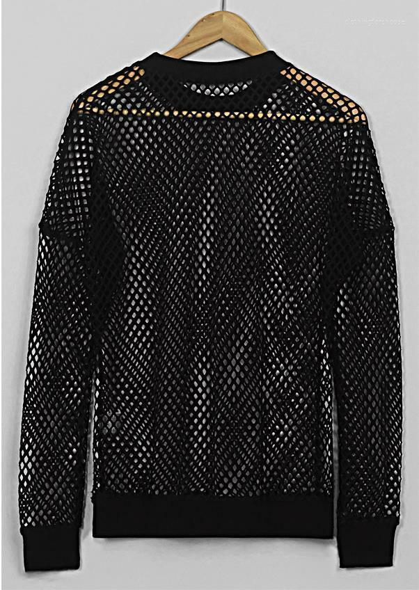 Men's Tank Tops Men Mesh Sexy Long Sleeve Shirt Personalized Blouse Hollow Perspective Fishnet, Black
Men's Tank Tops Men Mesh Sexy Long Sleeve Shirt Personalized Blouse Hollow Perspective Fishnet, Black