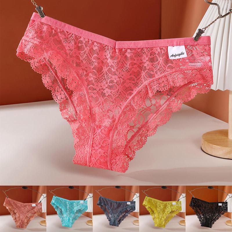 Women' Panties Woman Lace Panty Sexy For Women Floral Hollow Seamless Briefs Female Underwear Fashion Mid Rise Lingerie Underpants, Black
Women' Panties Woman Lace Panty Sexy For Women Floral Hollow Seamless Briefs Female Underwear Fashion Mid Rise Lingerie Underpants, Black