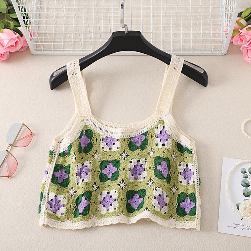 Women's Tanks Knit Short Tank Top Women Colorblock Plaid Floral Lightweight Crochet Mini Vest, Blue
Women's Tanks Knit Short Tank Top Women Colorblock Plaid Floral Lightweight Crochet Mini Vest, Blue