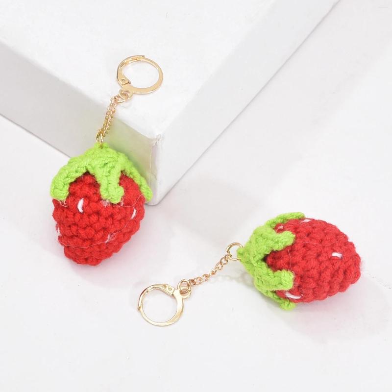 Dangle Earrings In Knitted Strawberry Pendant Red Fruit Sweet Suitable For Party Prom Gift
Dangle Earrings In Knitted Strawberry Pendant Red Fruit Sweet Suitable For Party Prom Gift