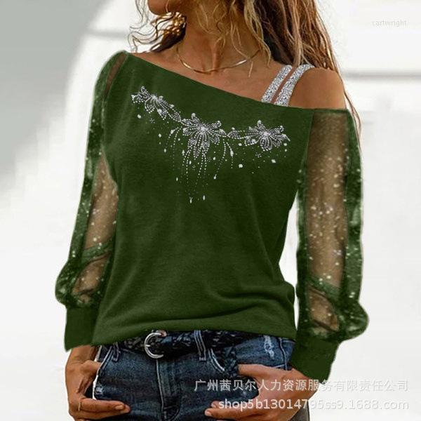 Women' T Shirts Cold Shoulder Top Long Sleeve Women Rhinestone Contrast Mesh Shirt Tops Floral Flower, Purple
Women' T Shirts Cold Shoulder Top Long Sleeve Women Rhinestone Contrast Mesh Shirt Tops Floral Flower, Purple