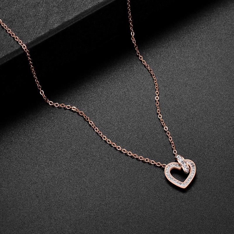 Pendant Necklaces Trendy Titanium Steel Cute Elegant Crystal Love Heart For Women Fashion Accessories Jewelry
Pendant Necklaces Trendy Titanium Steel Cute Elegant Crystal Love Heart For Women Fashion Accessories Jewelry