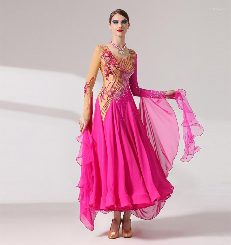 Stage Wear Design Standard Ballroom Dress Women 2023 Long Sleeve Lilac Color Sexy Waltz Tango Competition Dance Dresses, Picture color
Stage Wear Design Standard Ballroom Dress Women 2023 Long Sleeve Lilac Color Sexy Waltz Tango Competition Dance Dresses, Picture color