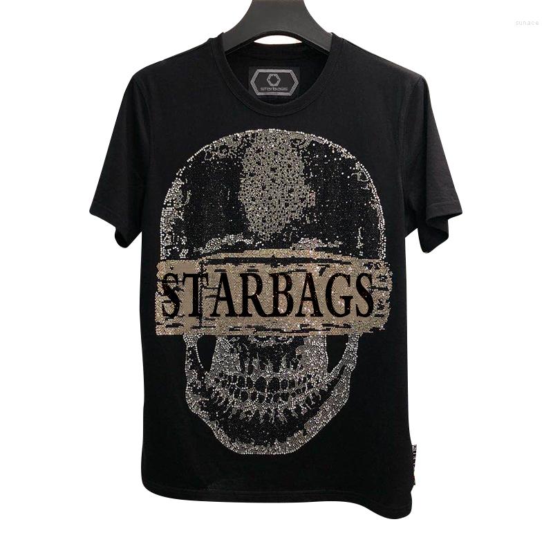 Men's T Shirts Color Skull PP Letter Diamond 2023 Summer Fashion Series Cool Fit Punk Short Sleeve Round Neck T-shirt Cotton, Black
Men's T Shirts Color Skull PP Letter Diamond 2023 Summer Fashion Series Cool Fit Punk Short Sleeve Round Neck T-shirt Cotton, Black