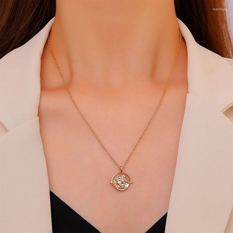 Pendant Necklaces Retro Metal Round Necklace 2023 12 Constellation Clavicle Chain For Women Fashion Sweater Chains Gift
Pendant Necklaces Retro Metal Round Necklace 2023 12 Constellation Clavicle Chain For Women Fashion Sweater Chains Gift