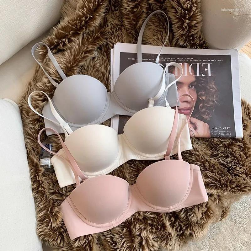 Bras For Women Underwire Push Up Bra Sexy With Smooth Surface And No Trace Adjustment Thin Under Thick Mold Cup Lingerie, Black
Bras For Women Underwire Push Up Bra Sexy With Smooth Surface And No Trace Adjustment Thin Under Thick Mold Cup Lingerie, Black