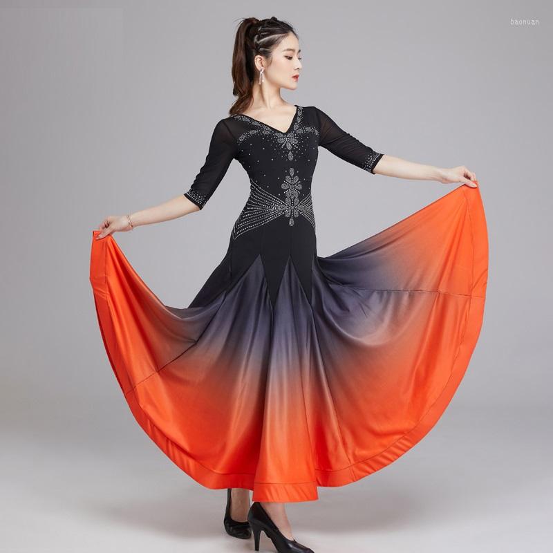 Stage Wear X6013 Lady Modern Dance Dress Women's Standard Waltz Ballroom Latin Gradual Swing Practice Costume, Orange
Stage Wear X6013 Lady Modern Dance Dress Women's Standard Waltz Ballroom Latin Gradual Swing Practice Costume, Orange
