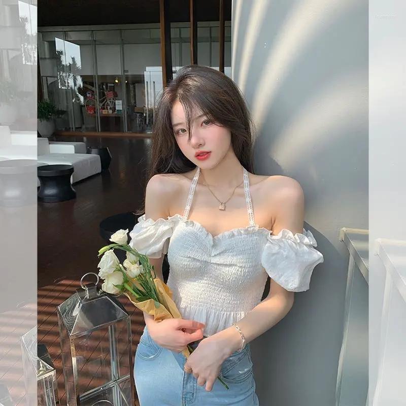 Women's Blouses Hstar 2023 Summer Women Solid Sexy Puff Sleeve Crop Top Lady Ruffles Slash Neck Blouse Female Korean Lace Up Fashion, Green
Women's Blouses Hstar 2023 Summer Women Solid Sexy Puff Sleeve Crop Top Lady Ruffles Slash Neck Blouse Female Korean Lace Up Fashion, Green