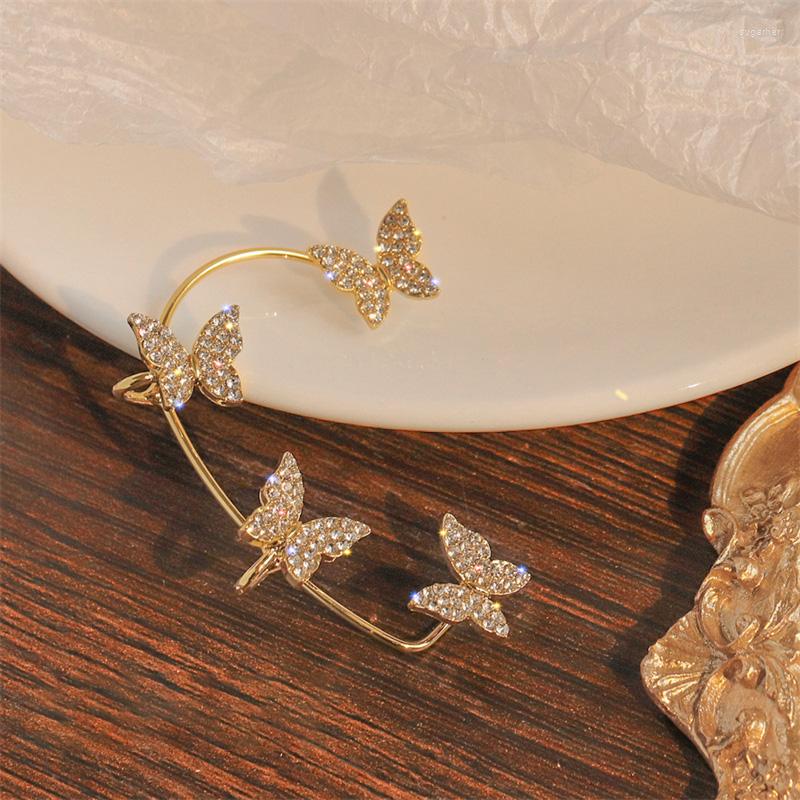 Dangle Earrings Rhinestone Non-perforated Butterfly Ear Hanging Clip For Women Girl Left Right Fashion Temperament Elf
Dangle Earrings Rhinestone Non-perforated Butterfly Ear Hanging Clip For Women Girl Left Right Fashion Temperament Elf