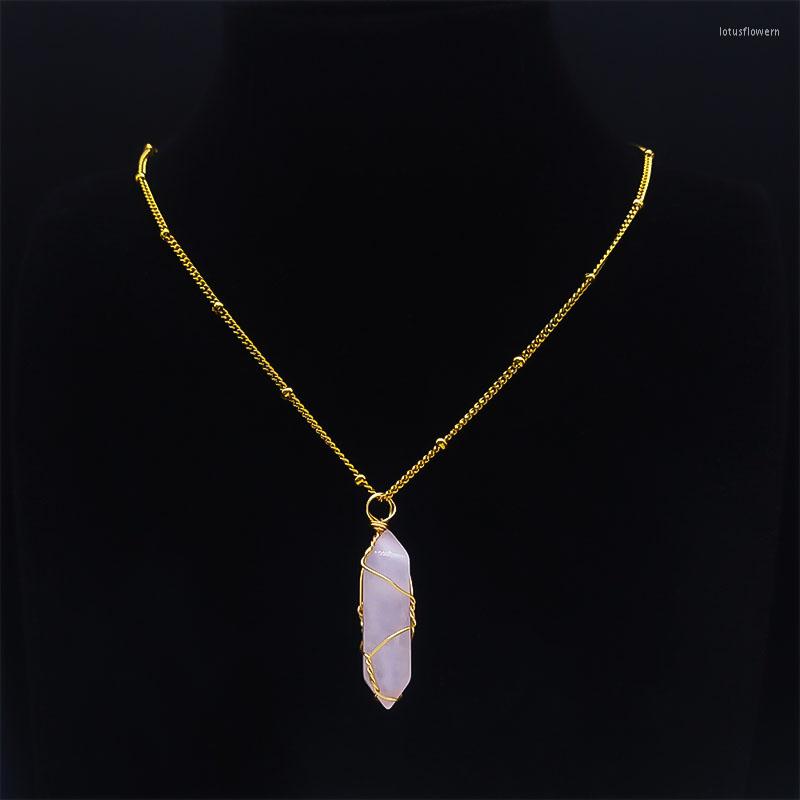 Pendant Necklaces Pink Pruple Yellow Crystal Tiger Eye Stainless Steel Divination Hexagonal Prism Healing Stone Jewelry NZ63S0
Pendant Necklaces Pink Pruple Yellow Crystal Tiger Eye Stainless Steel Divination Hexagonal Prism Healing Stone Jewelry NZ63S0