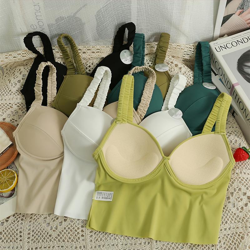 Women's Tanks Sexy Spaghetti Strap Tank Top Women Built In Bra Off Shoulder PureColor Crop Tops Sleeveless Omighty Slim Fit Camisoles, Black
Women's Tanks Sexy Spaghetti Strap Tank Top Women Built In Bra Off Shoulder PureColor Crop Tops Sleeveless Omighty Slim Fit Camisoles, Black