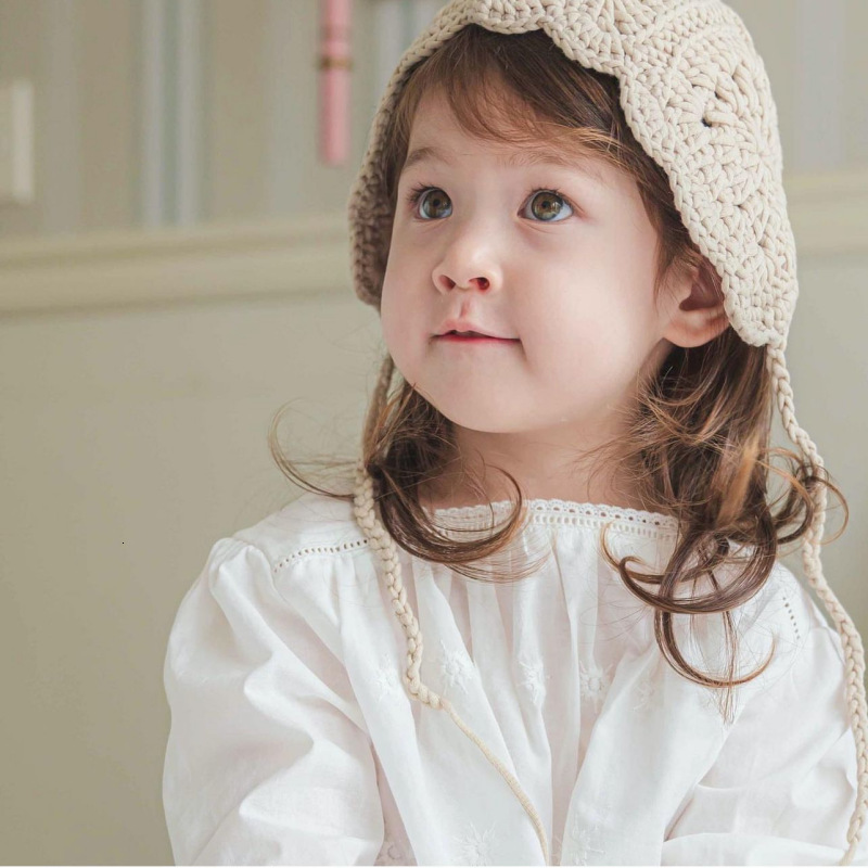 Caps Hats Hand-knitted Children's Spring and Summer Flower Wool Cap/born Ear Cap 230313, Beige
Caps Hats Hand-knitted Children's Spring and Summer Flower Wool Cap/born Ear Cap 230313, Beige