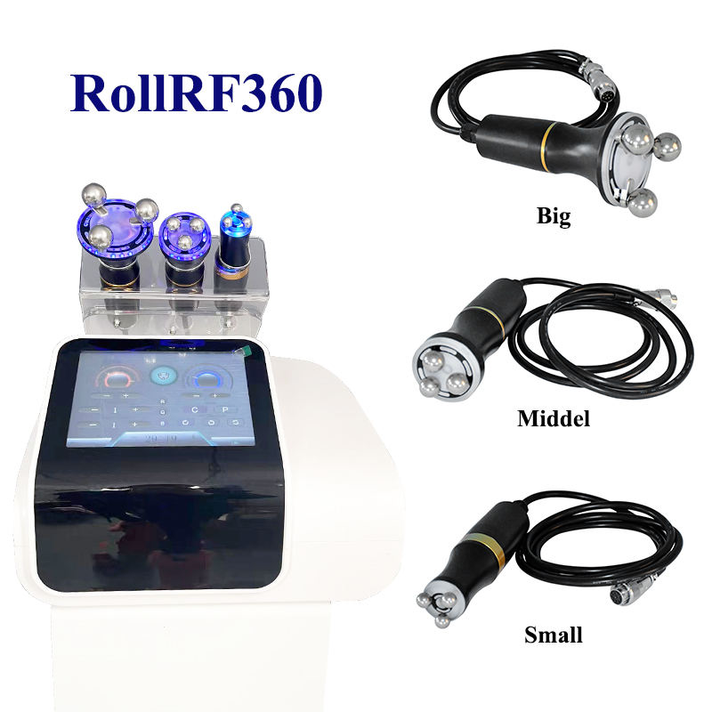 Slimming Portable 360 Roller Heat Press 3 In 1 RF Slimming Body Shaping Machine Cellulite Removal Rolling Equipment