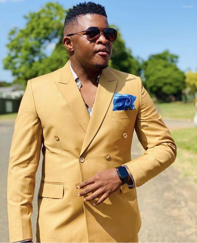 Men's Suits Costume Homme Yellow Double Breasted 2 Pcs Men Fashion Slim Fit Groom Prom Tuxedos Blazer Masculino Wedding (Jacket Pant), Picture shown
Men's Suits Costume Homme Yellow Double Breasted 2 Pcs Men Fashion Slim Fit Groom Prom Tuxedos Blazer Masculino Wedding (Jacket Pant), Picture shown