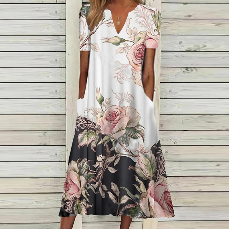 Casual Dresses Summer Flower Print Long Dress Boho Women V Neck Beach Party Dresses For Women Short Sleeve Pocket Casual Dress Boho 230313, 01
Casual Dresses Summer Flower Print Long Dress Boho Women V Neck Beach Party Dresses For Women Short Sleeve Pocket Casual Dress Boho 230313, 01