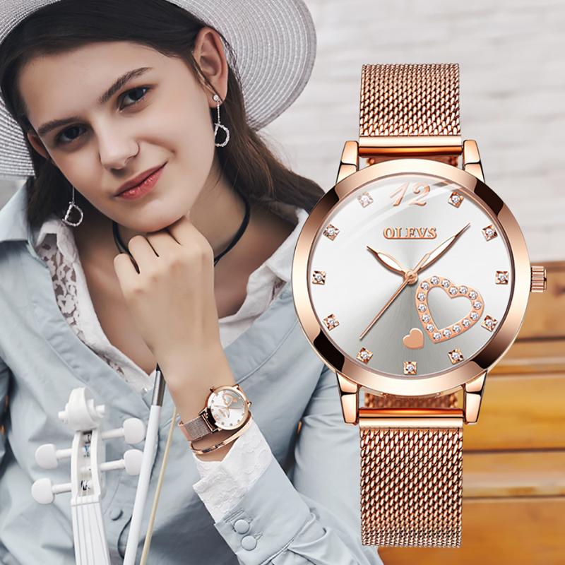 Wristwatches Watch For Women Luxury Top Brand Waterproof Watches Stainless Steel Water Sports Wristwatch, White
Wristwatches Watch For Women Luxury Top Brand Waterproof Watches Stainless Steel Water Sports Wristwatch, White