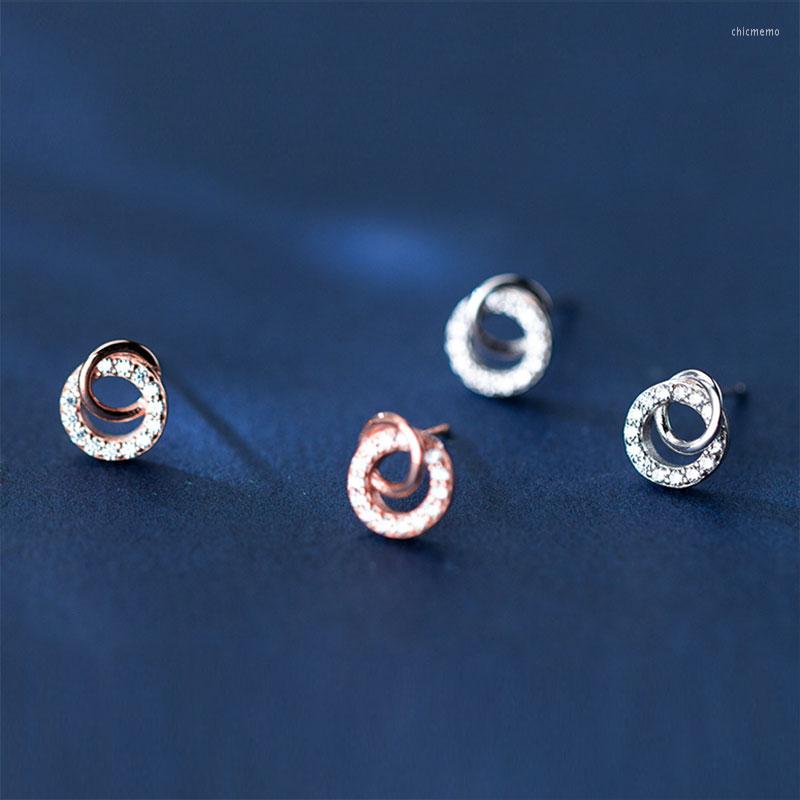 Stud Earrings 925 Sterling Silver Twist For Women Gift Prevent Allergy Zircon Small Fresh Not Fade Jewelry
Stud Earrings 925 Sterling Silver Twist For Women Gift Prevent Allergy Zircon Small Fresh Not Fade Jewelry
