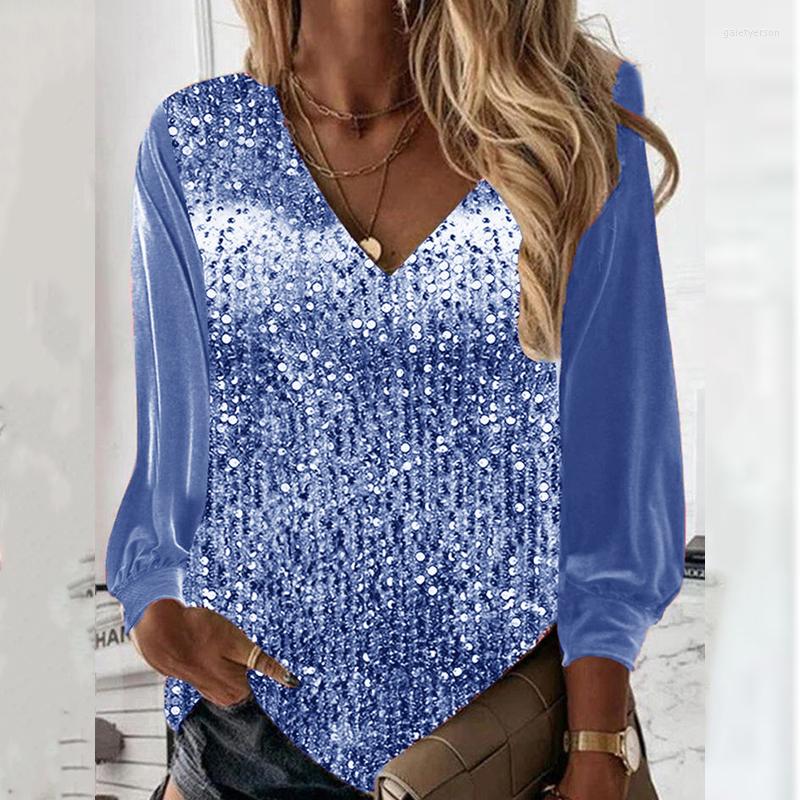 Women' Blouses Casual V-neck Lady Top Pullover Shiny Sequin Patchwork Office Loose Blouse Autumn High Street Long Sleeve Solid Women Shirt, 02 pink
Women' Blouses Casual V-neck Lady Top Pullover Shiny Sequin Patchwork Office Loose Blouse Autumn High Street Long Sleeve Solid Women Shirt, 02 pink