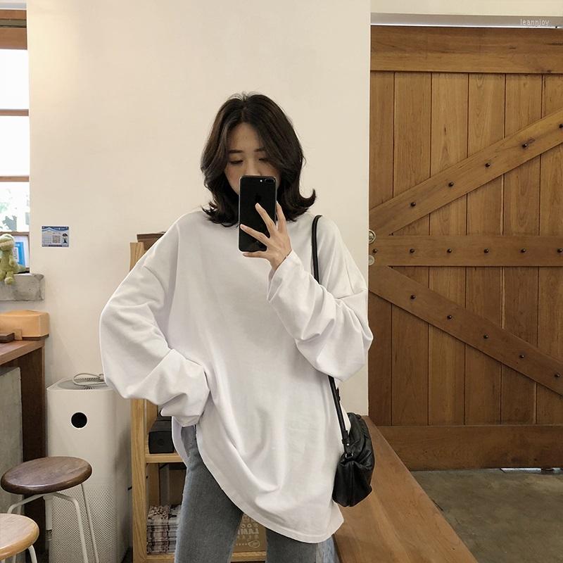 Women's T Shirts 2023 Autumn Long Sleeve T-Shirt Women Basic Tee Shirt Casual O-neck Pullover Simple Solid Color Loose Streetwear, White
Women's T Shirts 2023 Autumn Long Sleeve T-Shirt Women Basic Tee Shirt Casual O-neck Pullover Simple Solid Color Loose Streetwear, White