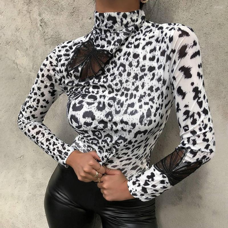 Women's T Shirts ReeRee Leopard Polyester Basic Pullover Other All-Season Turtleneck Long Sleeve Women Tops, White
Women's T Shirts ReeRee Leopard Polyester Basic Pullover Other All-Season Turtleneck Long Sleeve Women Tops, White