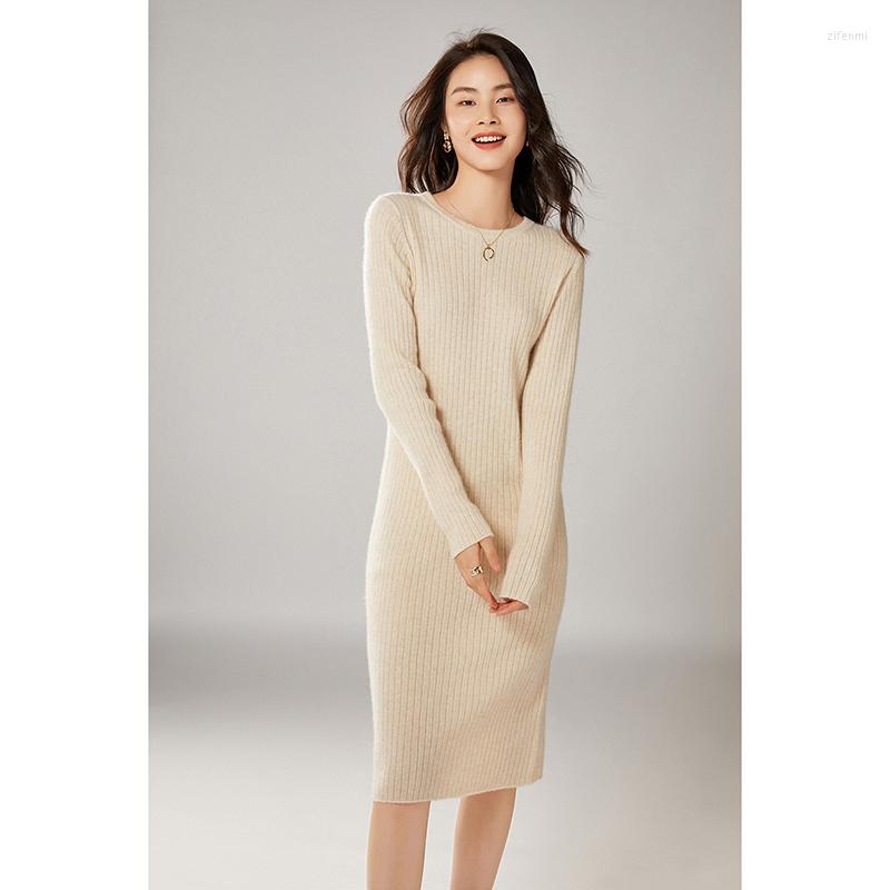 Women's Sweaters Winter Women Dresses Long Straight Jumpers Pure Wool Knitted Pullover Lady O-neck Soft High Quality Sweater Dress S-XXL, Khaki
Women's Sweaters Winter Women Dresses Long Straight Jumpers Pure Wool Knitted Pullover Lady O-neck Soft High Quality Sweater Dress S-XXL, Khaki
