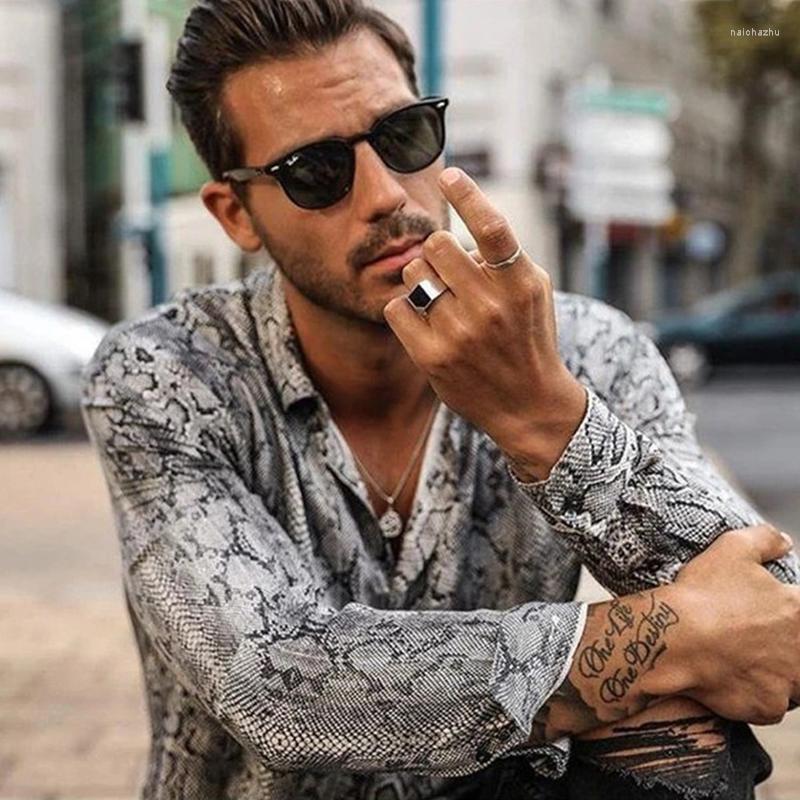 Men's Casual Shirts Fashion Men Snake Print Shirt Loose Long Sleeve Male Tops Spring Summer Comfortable Holiday Clothing For Mens, A001
Men's Casual Shirts Fashion Men Snake Print Shirt Loose Long Sleeve Male Tops Spring Summer Comfortable Holiday Clothing For Mens, A001