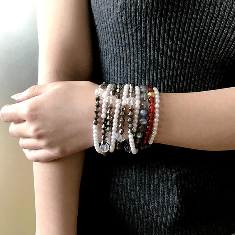 Strand Multi-Layer Pearl Ladies Sweater Necklace Travel Commemorative Rhinestone Glossy Bracelet Temperament Personality 2023 Beaded Strands
Strand Multi-Layer Pearl Ladies Sweater Necklace Travel Commemorative Rhinestone Glossy Bracelet Temperament Personality 2023 Beaded Strands