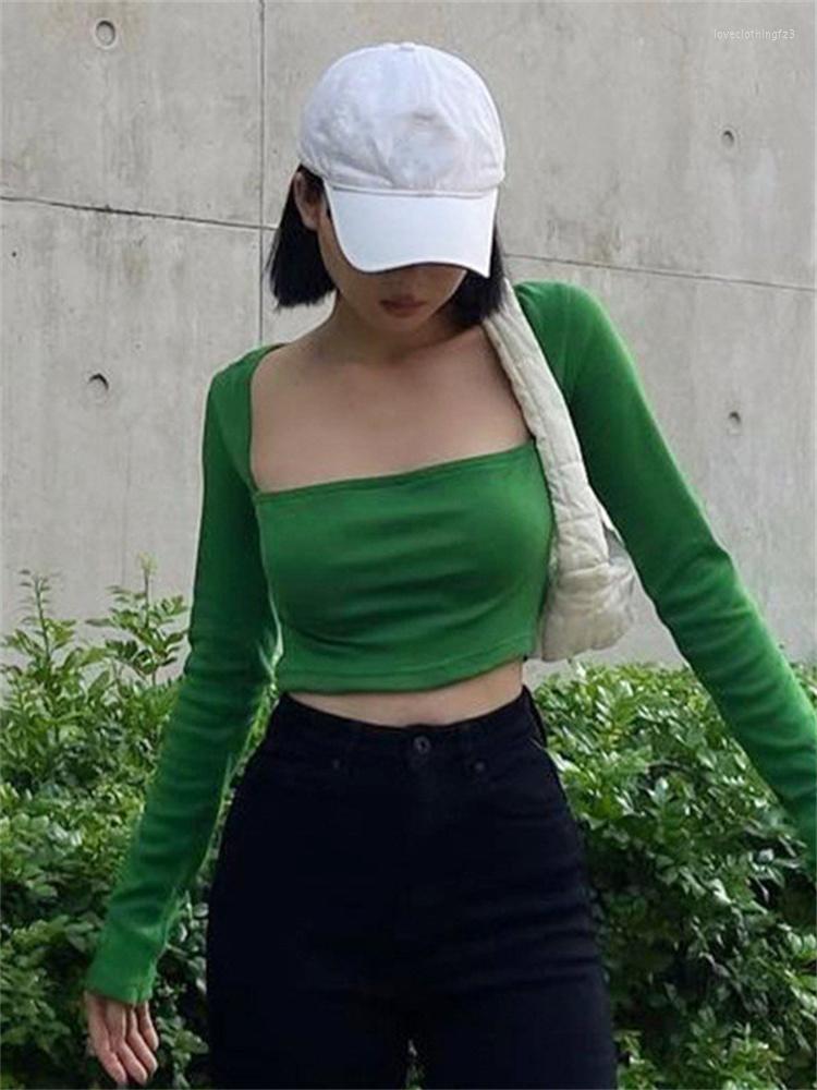 Women' T Shirts CHRONSTYLE Elegant Women Slim Fit Pullovers Tees 2023 Autumn Spring Green Tops Solid Square Neck Long Sleeve T-shirts, Black
Women' T Shirts CHRONSTYLE Elegant Women Slim Fit Pullovers Tees 2023 Autumn Spring Green Tops Solid Square Neck Long Sleeve T-shirts, Black