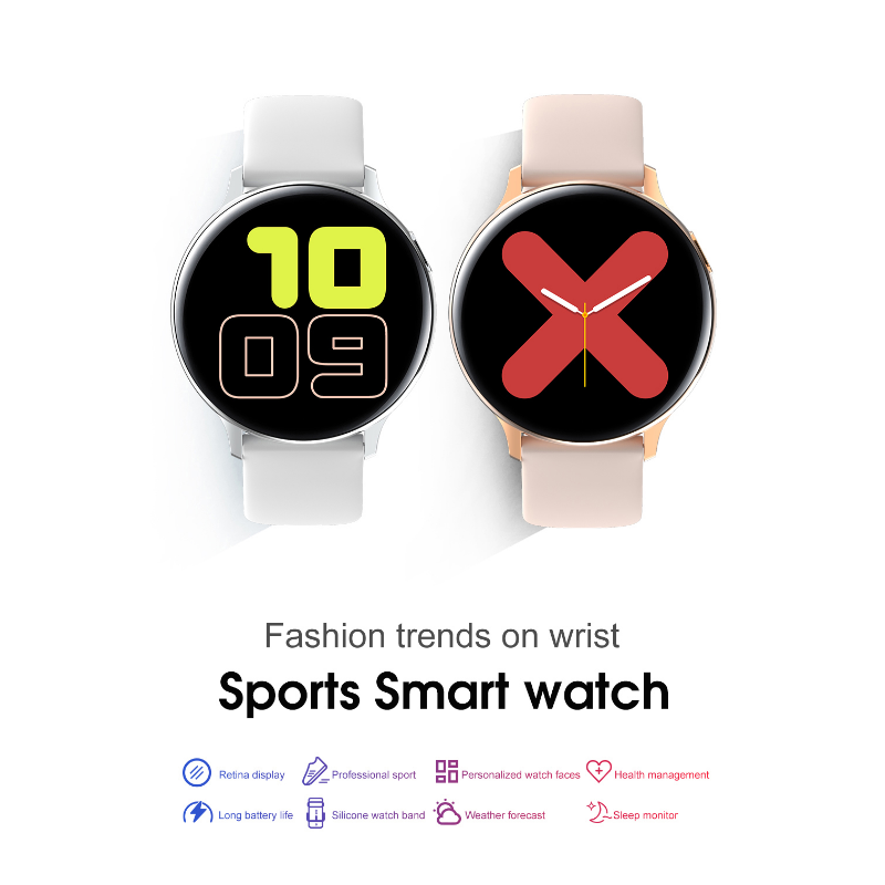 S20 Watch Active 2 44mm VOIP Telephones Smart Watchs IP68 Waterproof Real Heart Rate Watches Drop