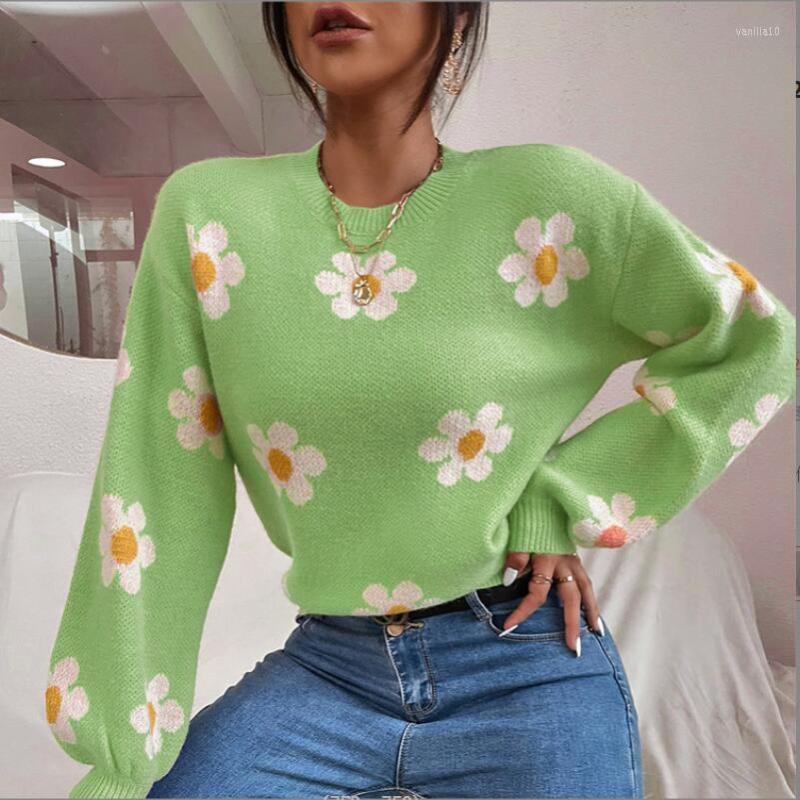 Women's Sweaters Korean Flower Jacquard Sweater Women Fashion 2023 Autumn Winter High Quality Femme Pullover Elegant O Neck Knitted Tops, Light blue
Women's Sweaters Korean Flower Jacquard Sweater Women Fashion 2023 Autumn Winter High Quality Femme Pullover Elegant O Neck Knitted Tops, Light blue