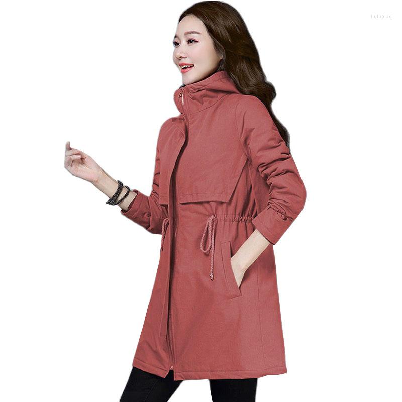 Women's Trench Coats Lining Windbreak Women 2023 Spring Autumn Female Jacket Casual Hooded Basic Mid-Long Tops Ladies Outerwear, Black
Women's Trench Coats Lining Windbreak Women 2023 Spring Autumn Female Jacket Casual Hooded Basic Mid-Long Tops Ladies Outerwear, Black