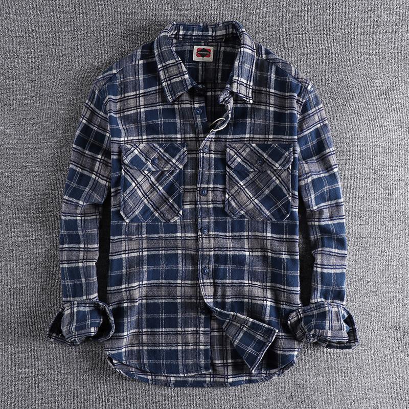 Men's Casual Shirts Winter Plaid 2023 Thick Frosted Autumn And Shirt Men's Long Sleeve Japanese Handsome Top Wear 444, Blue
Men's Casual Shirts Winter Plaid 2023 Thick Frosted Autumn And Shirt Men's Long Sleeve Japanese Handsome Top Wear 444, Blue