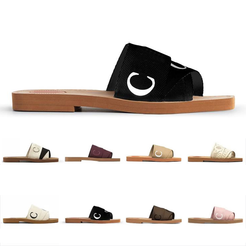 2023 Slippers Designer Women Woody Flat Mules Sandals Slides Sail Canvas White Black Women Outdoor Beach Slipper shoes 35-42, Color#8
2023 Slippers Designer Women Woody Flat Mules Sandals Slides Sail Canvas White Black Women Outdoor Beach Slipper shoes 35-42, Color#8