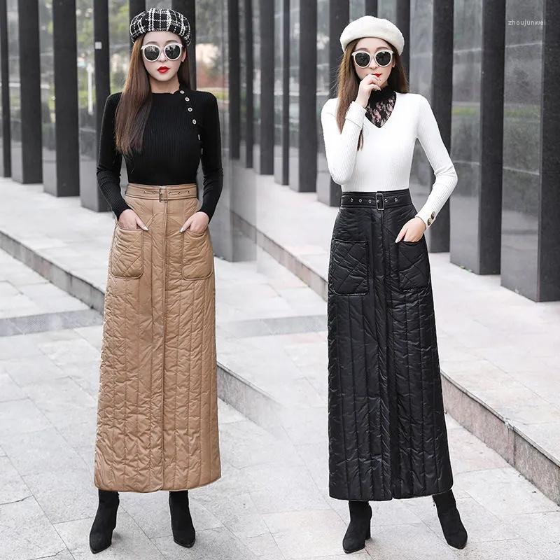 Skirts Winter Down Cotton Women 2023 Fashion Vintage Elastic Waist Thicken Warm Windproof Skirt Ladies Loose Long Woman, Black
Skirts Winter Down Cotton Women 2023 Fashion Vintage Elastic Waist Thicken Warm Windproof Skirt Ladies Loose Long Woman, Black